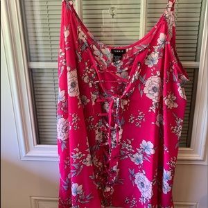 Torrid Pink Floral Cami